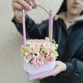 Композиция РОЗОВАЯ ЖЕМЧУЖИНА