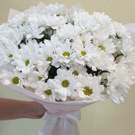 ХИТ💐Букет из 7 белоснежных ромашек