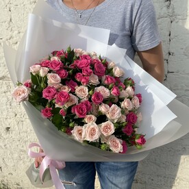 Роза кустовая, Роза кустовая Лав Лидия, Упаковка пленка