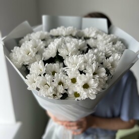 Букет из хризантем 9 штук