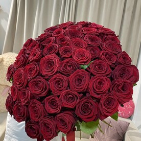 Красные розы 51