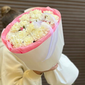Нежный букет 15 диантусов ( моно 172)