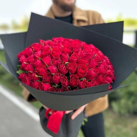 51 красная роза