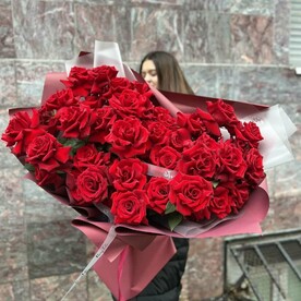 Букет из 39 французских роз