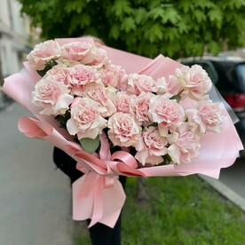 Французские розы пышный букет