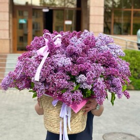 Огромный букет из сирени