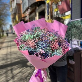 Букет гигант из гипсофил