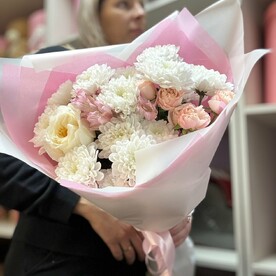 Букет цветов из хризантем