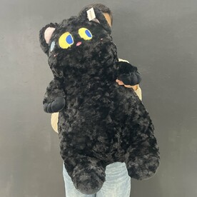 Кот пушистик большой черный