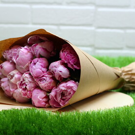 🥰букет из 15 пион💐