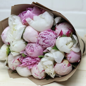 🥰Букет из 19 пион💐,