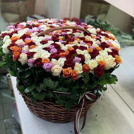 Роза шт, Флористическая губка шт, шт, Корзина шт
