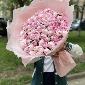 Букет из 71 пионов 😻😻😻