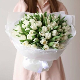 Супер букет 😍🥰 из 51 тюльпанов