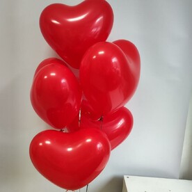 Шары сердечки 5 шт