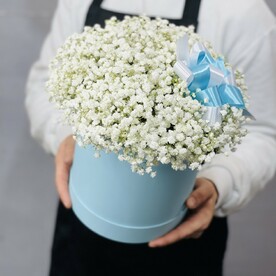 Гипсофила, Шляпная коробка, Флористическая губка