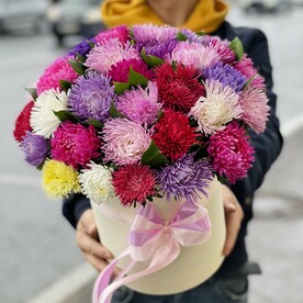 Коробка из 35 Астр микс