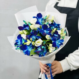 Орхидея, Рускус, Лизиантус Эустома, Упаковка