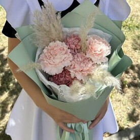 Букет с диантусами🌺