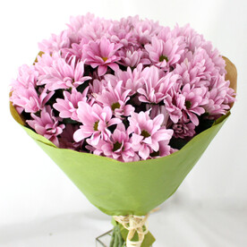 Букет с кустовой хризантемой🌸