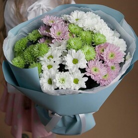 Букет из кустовой хризантемы🌸