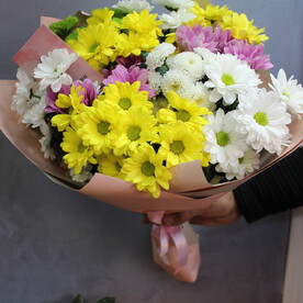 Микс из хризантем кустовых🌸