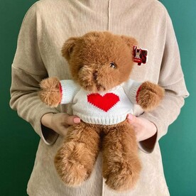 Мишка в одежде 30 см