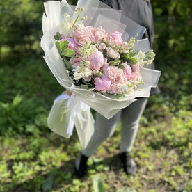 Пионы, Матиола, Роза кустовая, Питоспорум, Авторская упаковка