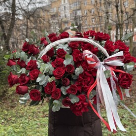 Корзина «Красная страсть»
