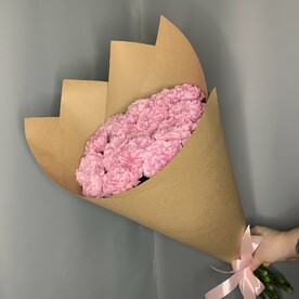 Розовые диантусы в крафте 💕