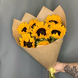 Подсолнухи 7 в крафте