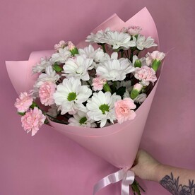 Кустовые хризантемы и кустовые диантусы