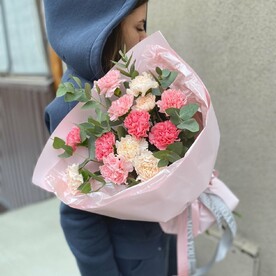 Букет нежных диантусов