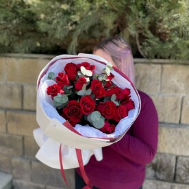 Монобукет «Страсть» с розами