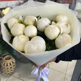 Пион белый, Дизайнерская упаковка