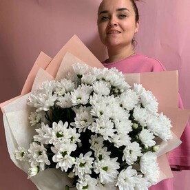 Букет больших ромашек