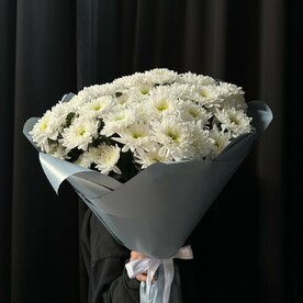 Букет из 11 веточек кустовой хризантемы