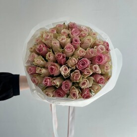 Букет из 51 кенийской розы