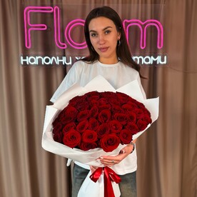 51 стойкая роза 60 см