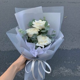 Роза белая, Авторская упаковка