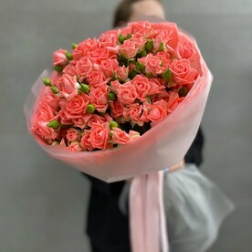 Букет "Барби" из кустовых роз