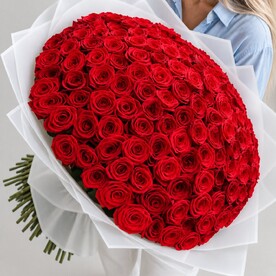 Букет из 151 красной розы
