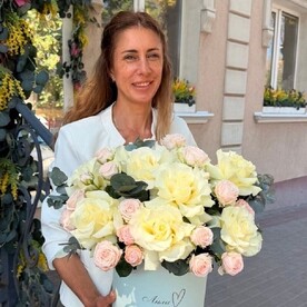 Композиция из роз «Желание»
