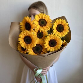 Подсолнухи 🌻 9 шт, желтые