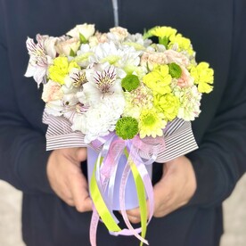 Композиция в коробке «ФЛОРА»🌿
