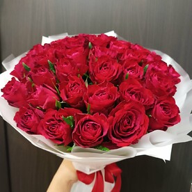 Роза, Пленка матовая, Пленка белая