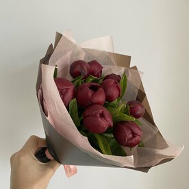 Пион красный, Пленка, Тишью