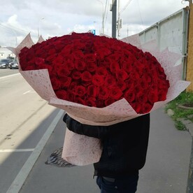 Огромный букет роз (80 см) 💝