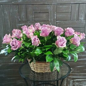 Корзина "Сиреневый туман"