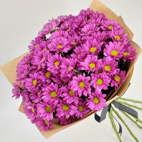 Букет кустовых хризантем